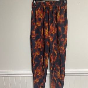 Adika Women’s joggersize small flame pants